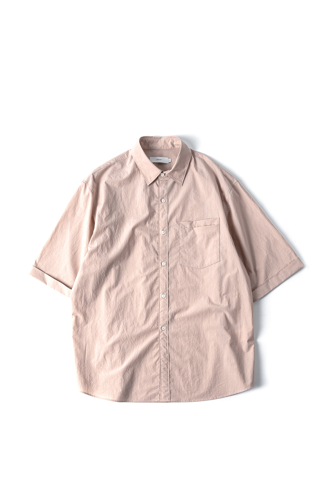TYPEWRITER RELAXED HALF SHIRTS - DUSTY PINK
