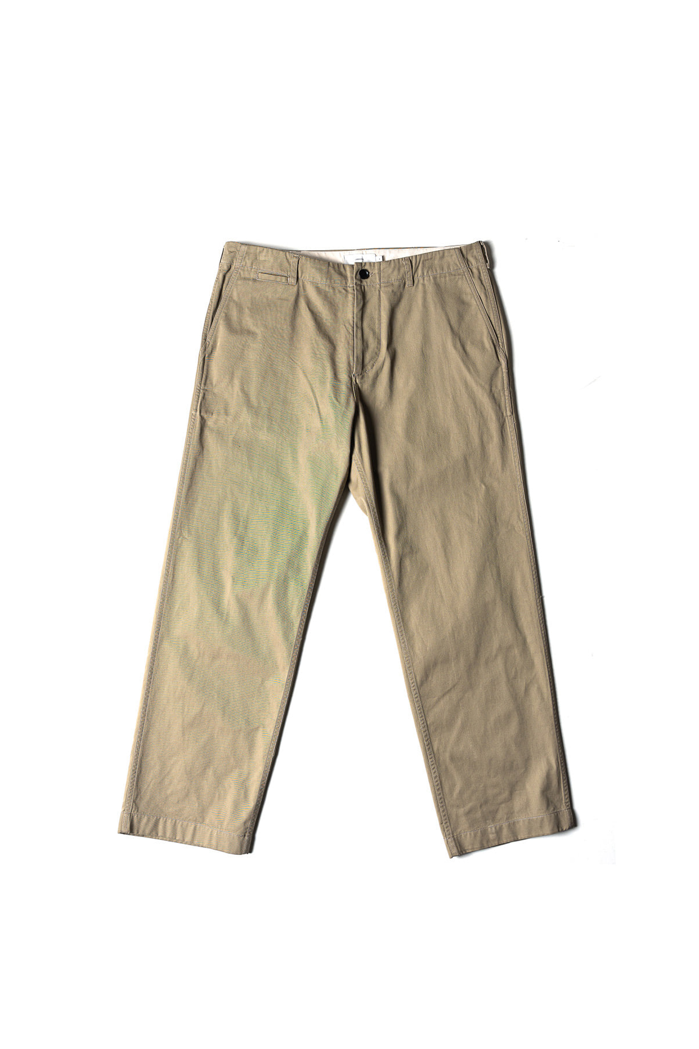 VINTAGE COTTON RELAXED CHINO PANTS - BEIGE