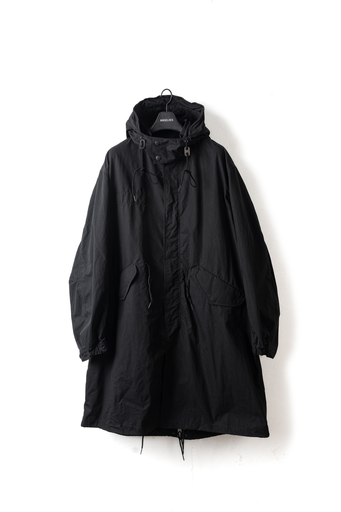 High Density Weather Cloth Mods Parka - Black