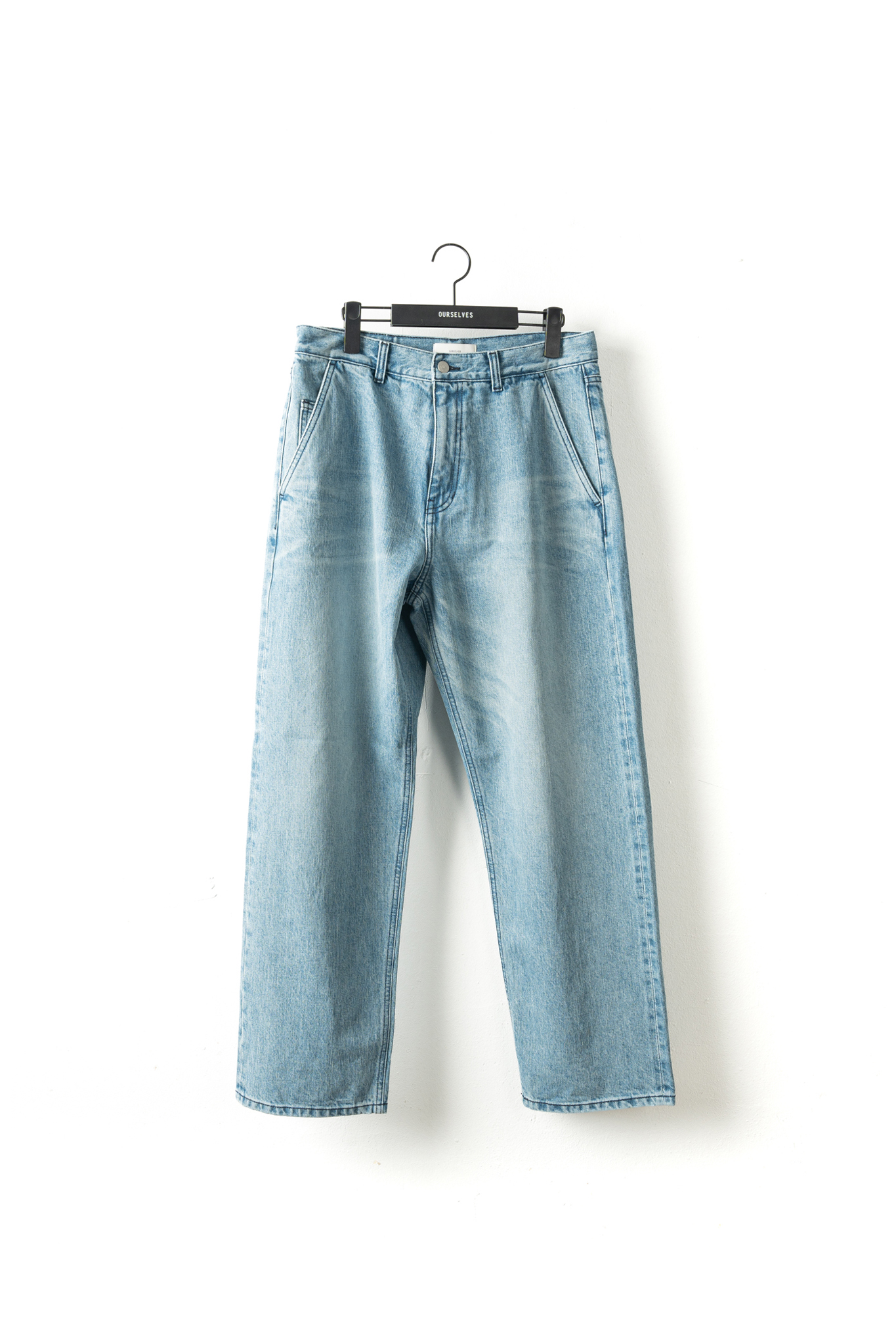 [24SS] Organic Cotton Relaxed Denim Pants - Bleached