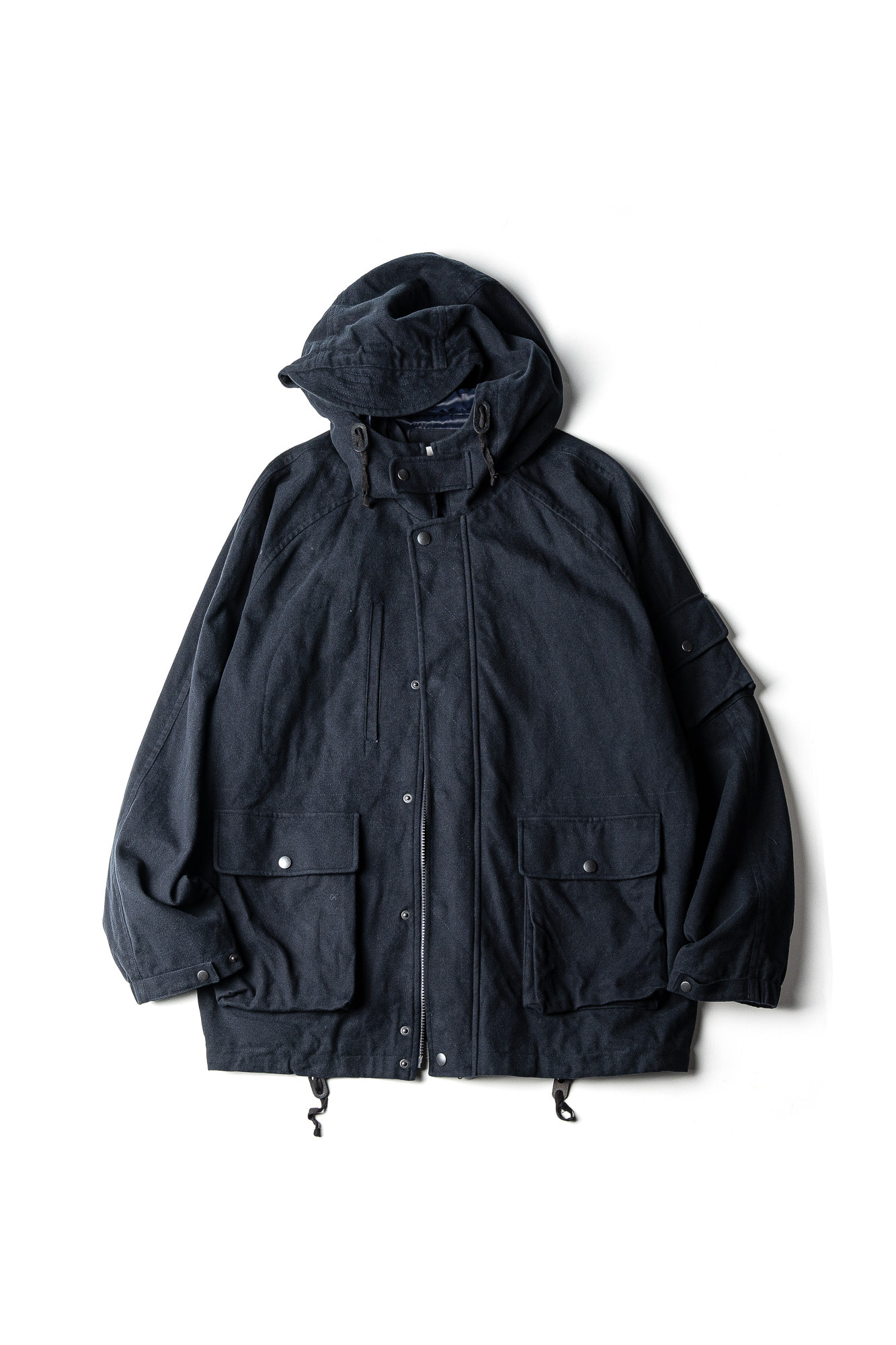 MIL FLANNEL MOUNTAIN PARKA (navy)