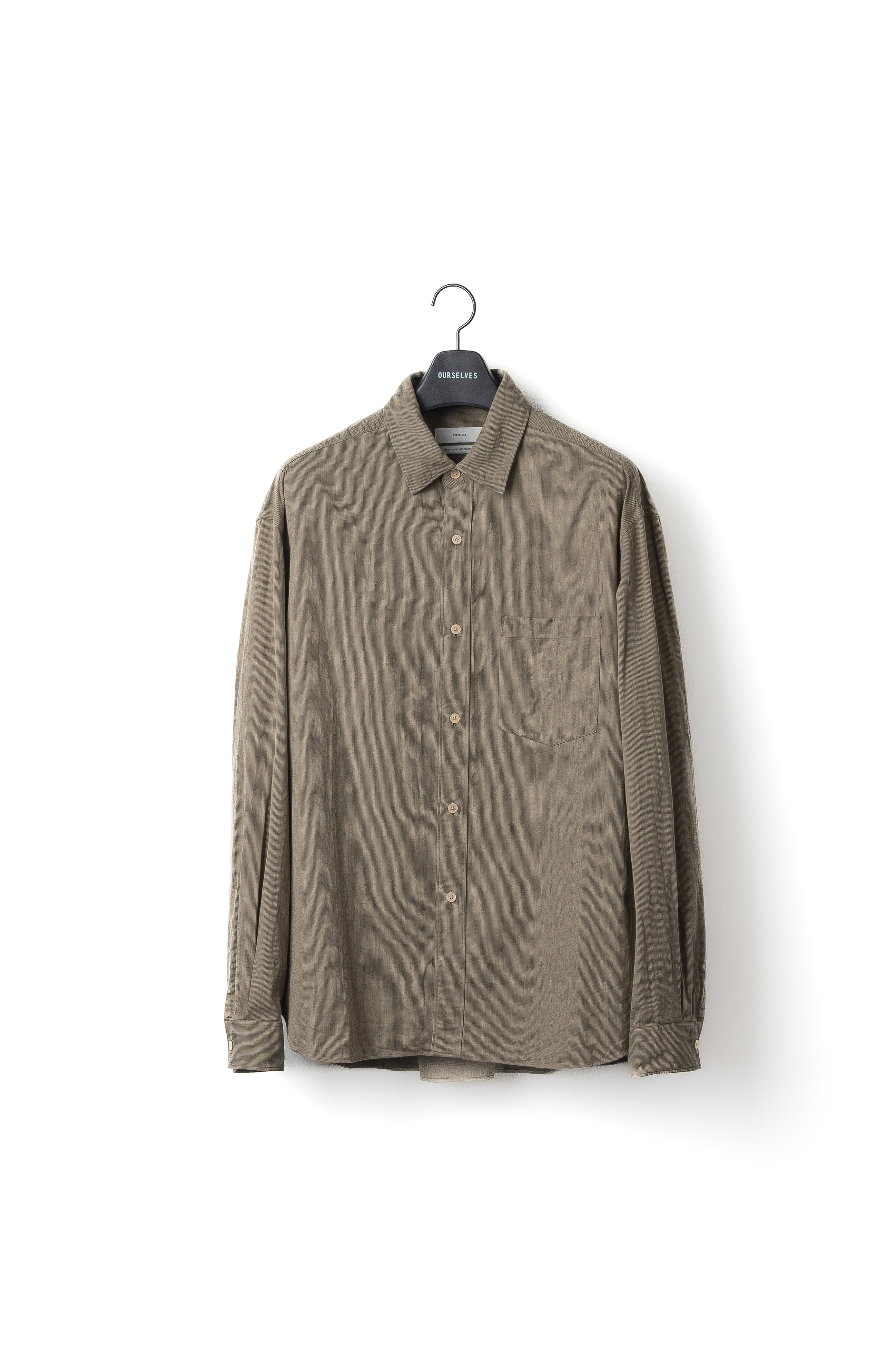 Washed Chambray Relaxed Shirts - Tobacco