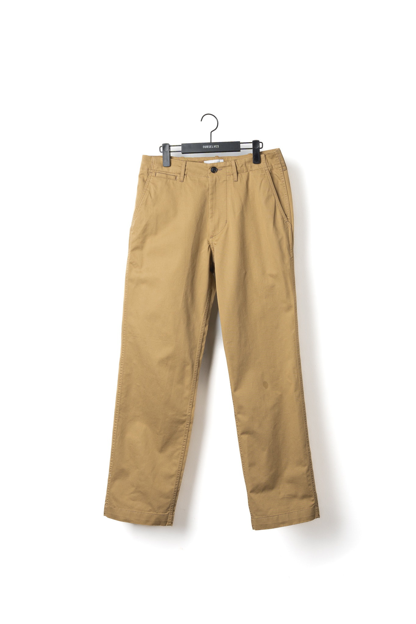 [24SS] Organic Cotton Relaxed Chino Pants - Beige