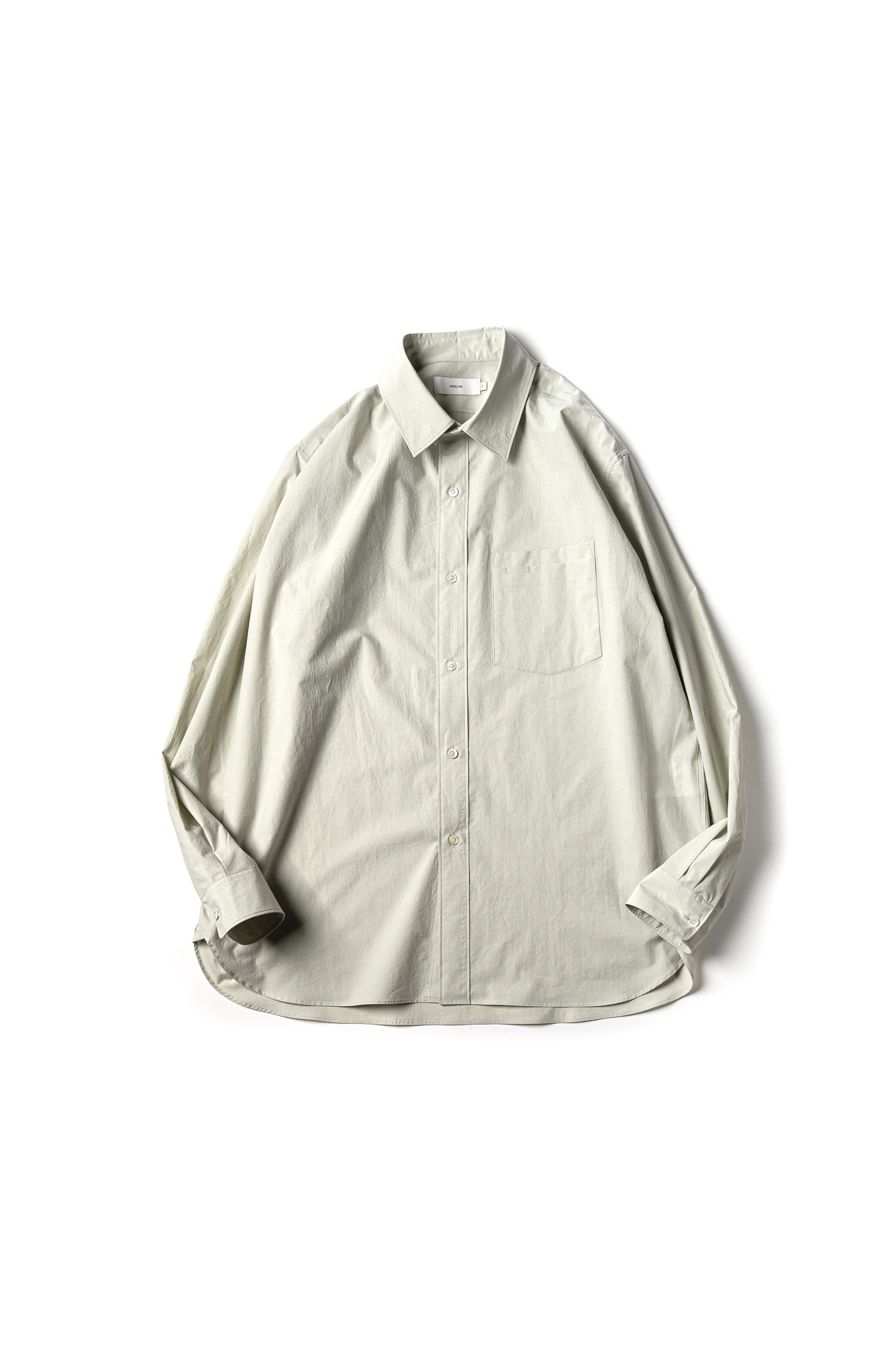 TYPEWRITER RELAXED SHIRTS (mint green)