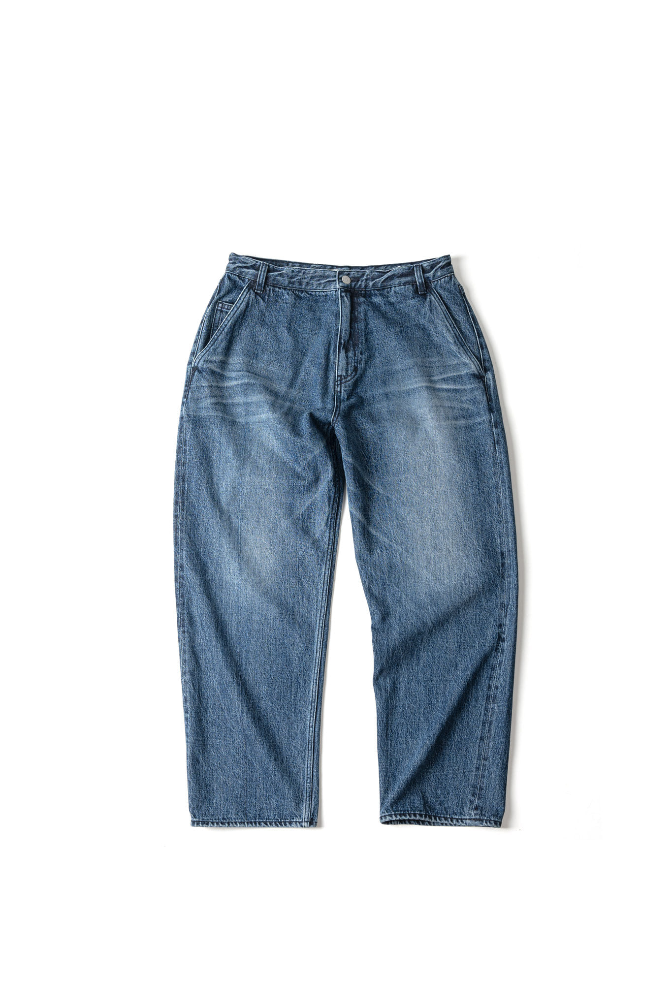[23FW] ORGANIC COTTON RELAXED DENIM PANTS - WASHED BLUE